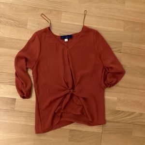 Burnt Orange Blouse